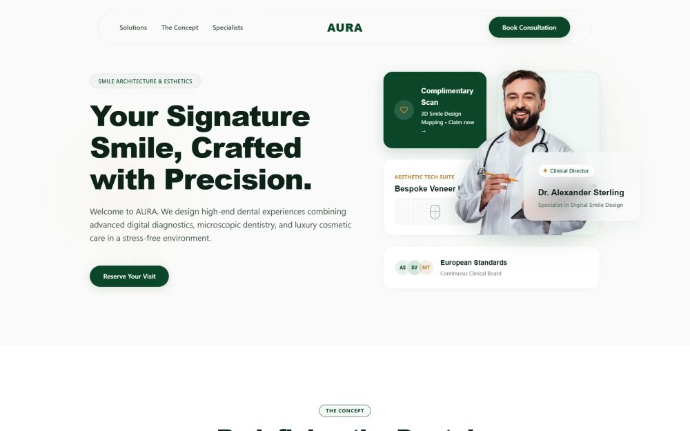AURA Dental Studio — clínica boutique em Lisboa
