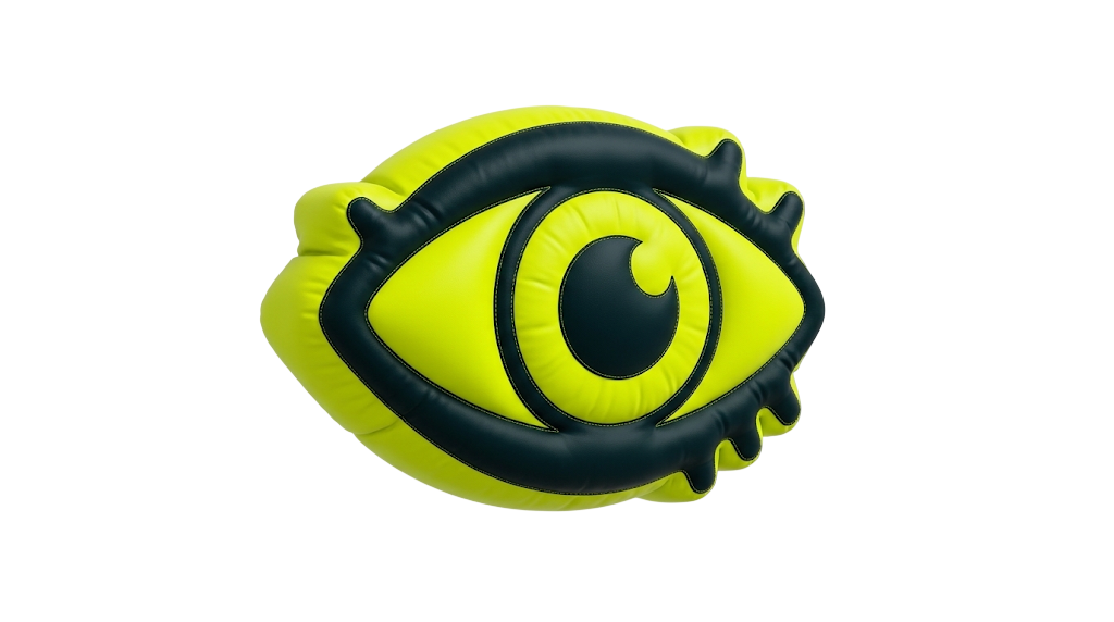 Elemento 3D Olhos de Design e Identidade Visual