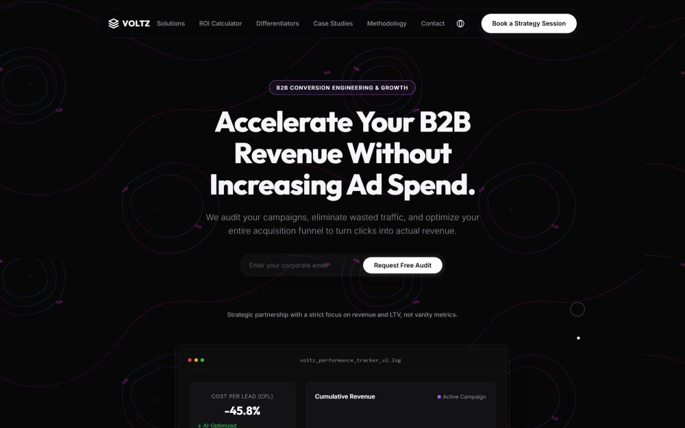Voltz — agência de marketing B2B